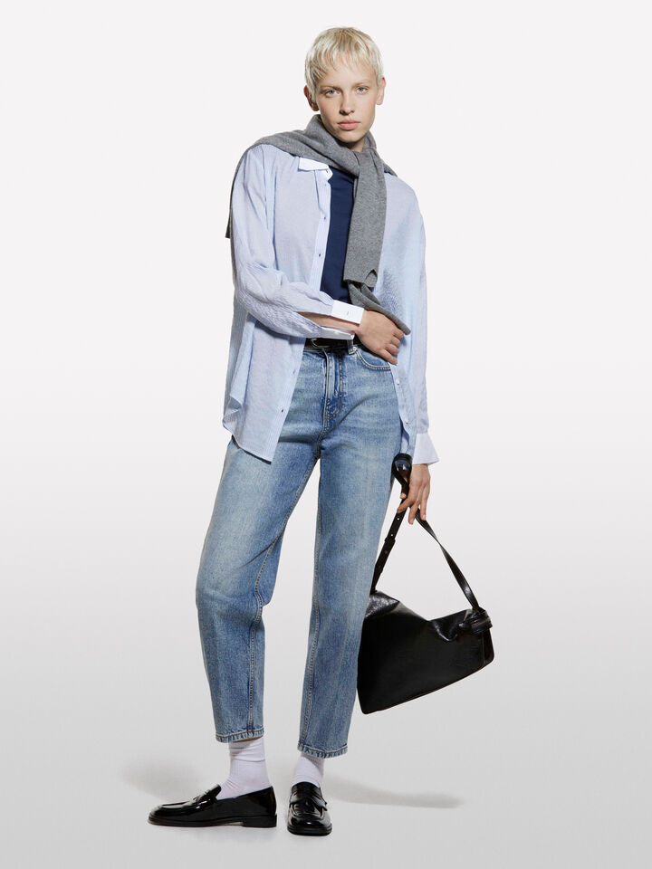 Light Style 69 mom fit jeans - women's mom fit & boyfriend jeans - Light Blue | Sisley image number 1